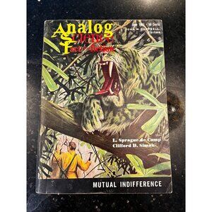 ANALOG SCIENCE FACT FICTION June 1961 Great Cover Clifford Simak Lloyd Biggle